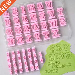 26pcs/set Alphabet Cake Molds Cakes Sugar Paste Letter Cooki