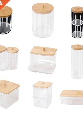 Makeup Cotton Pads Swab Storage Bin Cosmetics Organizer Box