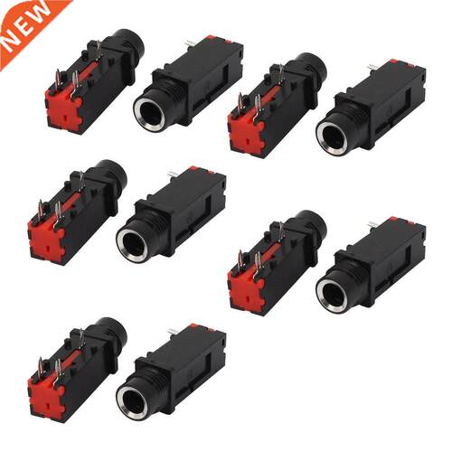 Audio 6.35mm 1/4 Inch 3Pin Mono Jack Mount PCB Connectors 10