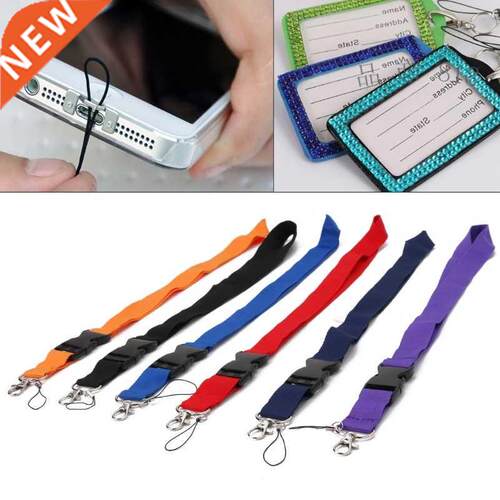 ONE Color Black Blank Plan Key Lanyard Badge D Holders Pho