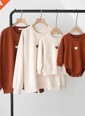 MILANCEL 2021 Autumn New Family Matching Outfits Long Sleeve