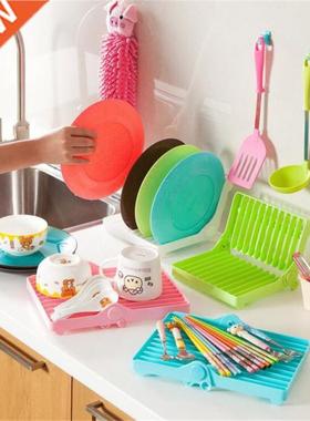 Kitchen Organizer Dish Rack Stand Holder Bowl Plate Drainer