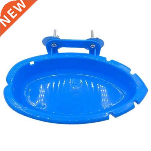 Bird Water Bathtub Pet Parrots Cage Hanging Feeder Bowl