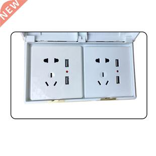 Electric Wall Mount Durable Double Socket Household Outlet