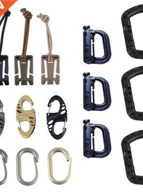 Shackle Carabiner Clip Molle Webbing Attach quickdraw connec