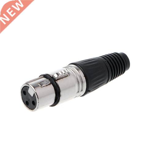 Solder Type Mic XLR Female 3-Pin Audio Cable Connector Micro