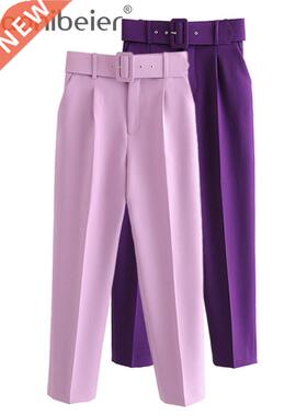 Aonibeier 2022 Spring Woman Career Pant Office Lady Traf Str