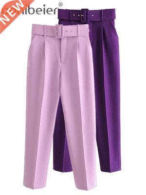 Aonibeier 2022 Spring Woman Career Pant Office Lady Traf Str