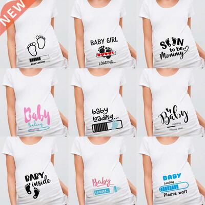 Baby In Progress Baby Loading Maternity Short Sleeve Tshirts