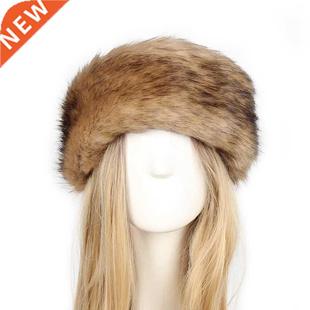 Winter Thick Furry Hairband Fluffy Faux Fur Women Girl Fur H