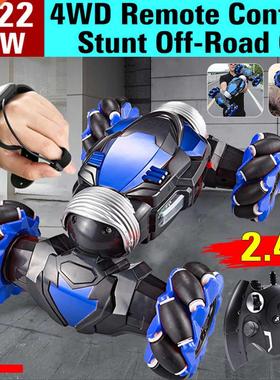 2.4GHz 4WD RC Car Radio Gesture Induction Music Light Stunt