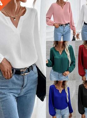 irts irt women Long Sleeve Autumn clothes White Lapel