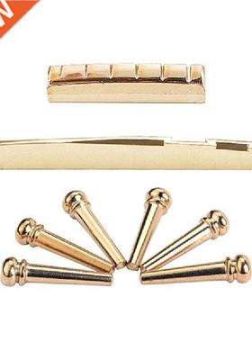 T4MF 6 String Classical Guitar Bridge Saddle And Nut Set
