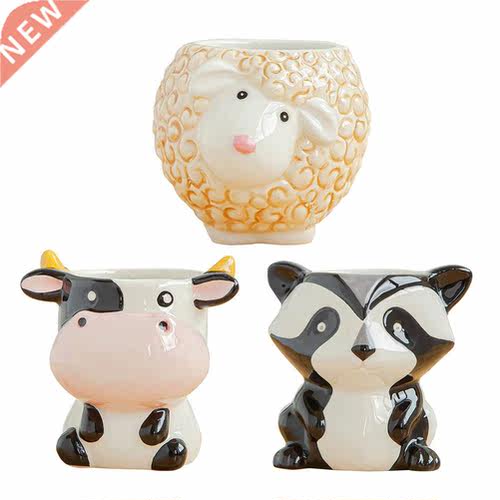 HOT Cartoon Animal Miniature Decoration Succulent Flower