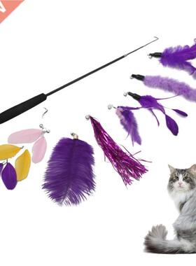 8 Pieces Retractable Toy Wand Kit Include Fishing Rod with
