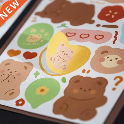 Mohamm 2PCS/1 Box Sticker  Cute Decoration Scrapbooki