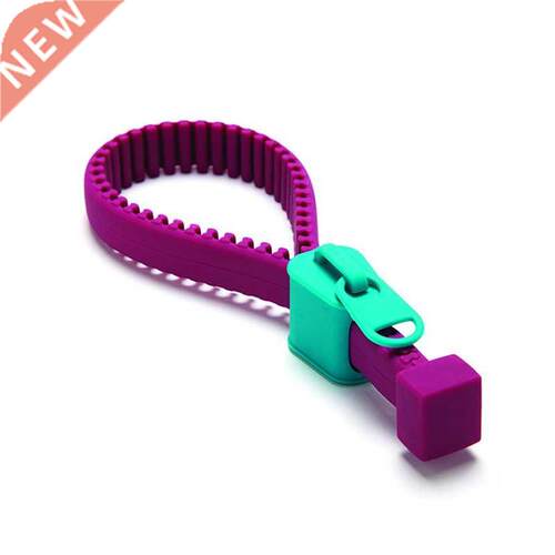 1pcs Silicone Zipper Can Opener Multifunctional Non-slip