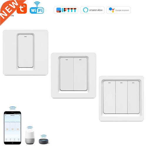 Swtch Smart Push Button Swtch Panel Wall nterruptor 1/2/3