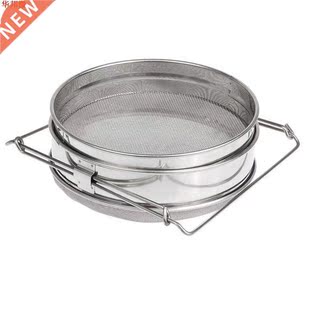 Honey Strainer Double Sieve Stainless Steel Beekeeping Equip