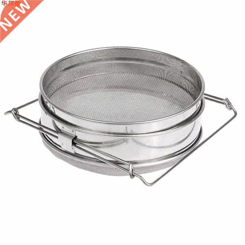 Honey Strainer Double Sieve Stainless Steel Beekeeping Equip