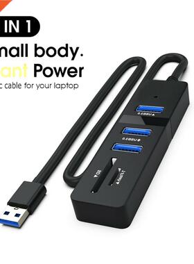 Professional 480Mbps/5Gbps  Ports USB Hub Adapter with TF/S