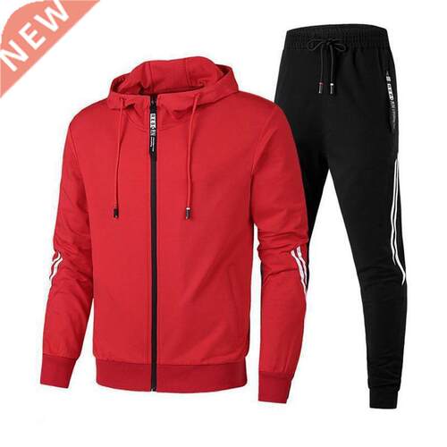 NEW Fashion Men's Tracksuit Spring and Autumn Male Zipper S