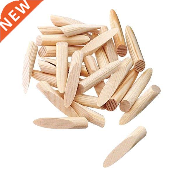 50 Pack 1.77x0.7inch Solid-Wood Pocket-Hole Plugs,