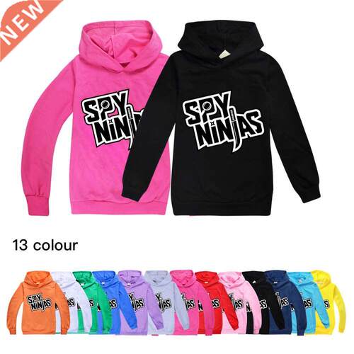 Spy Ninjs  Kids Clothes New Cotton Hooded Sweter Sreetwe