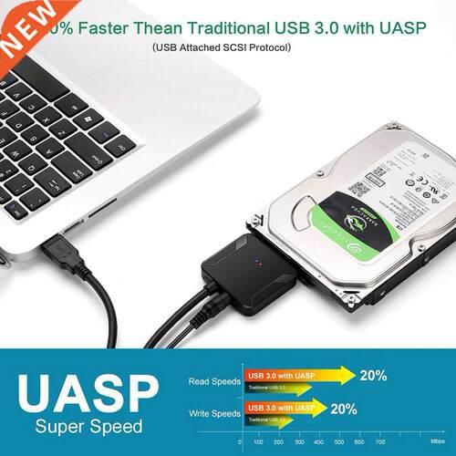 Portable USB .0 to SATA  Cable SATA to USB Adapter Convers