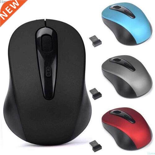 Wireless Mouse 1600DPI Adjustale 2.4GHz USOptical Ergonomi