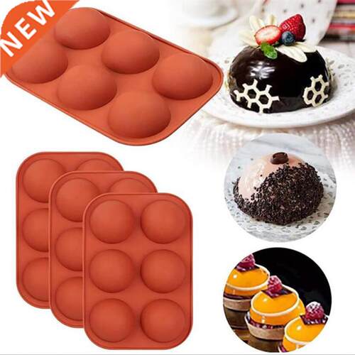 3D Ball Round Half Sphere Silicone Molds For  Baking Pudd