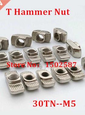 100pcs 0-M5 hammer nut M5 block t slot nuts for 00 alumin