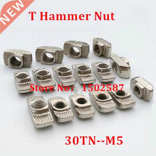 100pcs 0-M5 hammer nut M5 block t slot nuts for 00 alumin