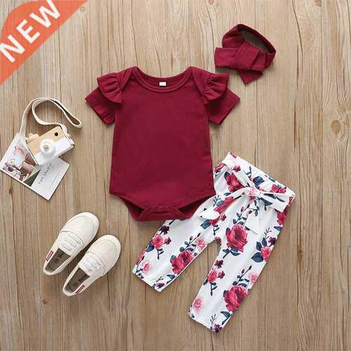 3PCS Infant Baby Girls Clothing Sets 6M-4T Sping Daddy Says