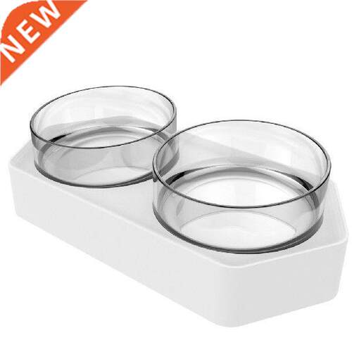 Non-slip Double Cat Bowl Dog Bowl With Stand Pet Feeding