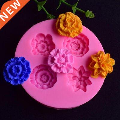 Picture Color D Fondant Silicone Mold Baking Fudge