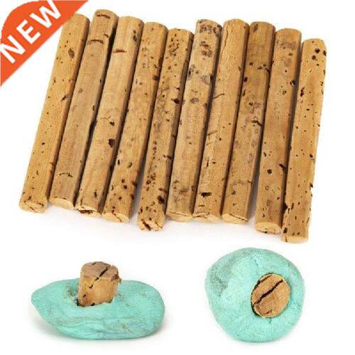 10Pcs Cork Wood Float Sticks Diameter 6mm & 8mm for