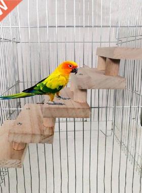 Natural Wooden 3/4/5/6/7/8 Layers Hamster Ladder Toys Pet