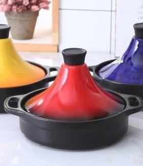 Morocco Tajine boiler pottery hot pot casserole rice ew