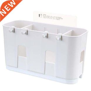 Wall Mounted Cutlery Drainer Rack with Drip Tray Utensils