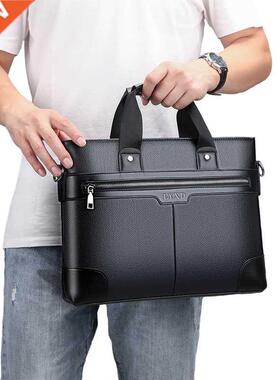 2022 Business bag Men's Briefcase PU Leather Shoulder bag Br