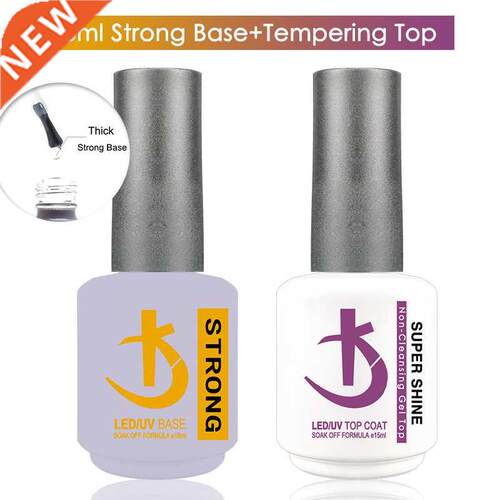 Latest Strong Base and Top Coat for Gel Poli 15ml Thick uv