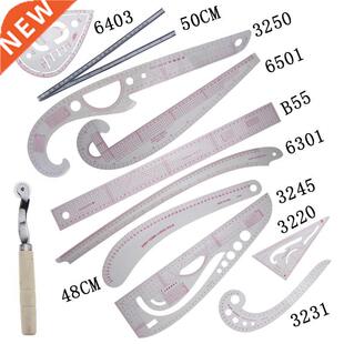 9PCS/SET Cutting Ruler Sewing Feet Tailor-Foot Put Yardstick