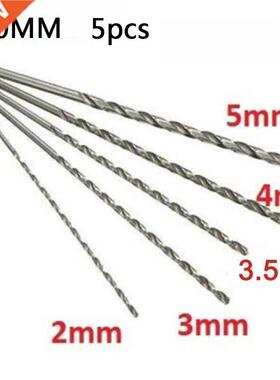 5Pcs Extra Long HSS Hgh Speed Steel Drll Bt Set 2mm/3mm,3