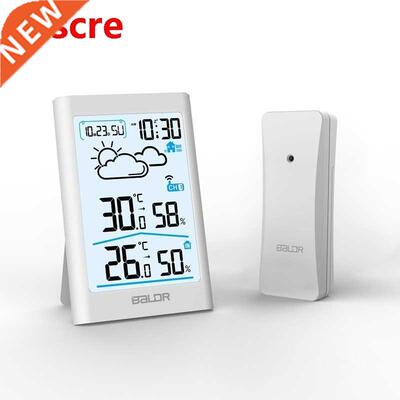 Smart Wireless Weather ation Big LCD Digital In/Outdoor Th
