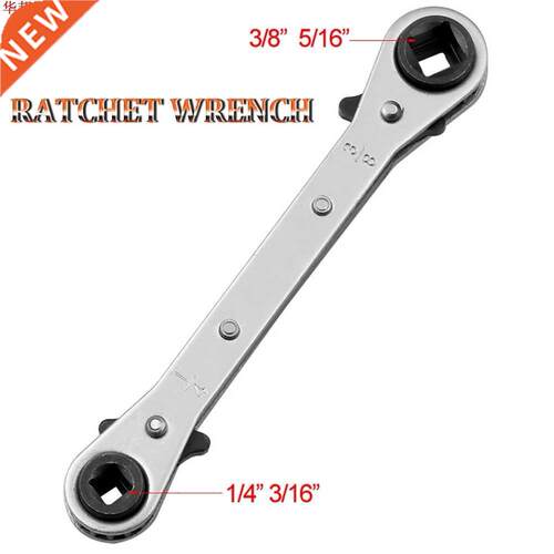 adjustabl Ratchet Wrench Double Head Reversible Opening Cha