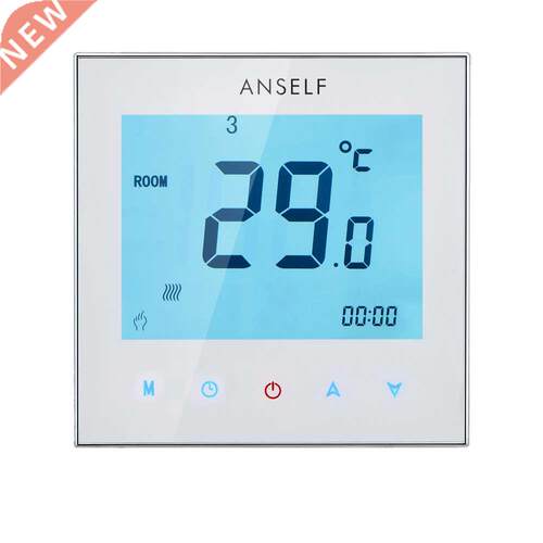 LCD Display Touch Screen Water Heating Thermostat Weekly Pro