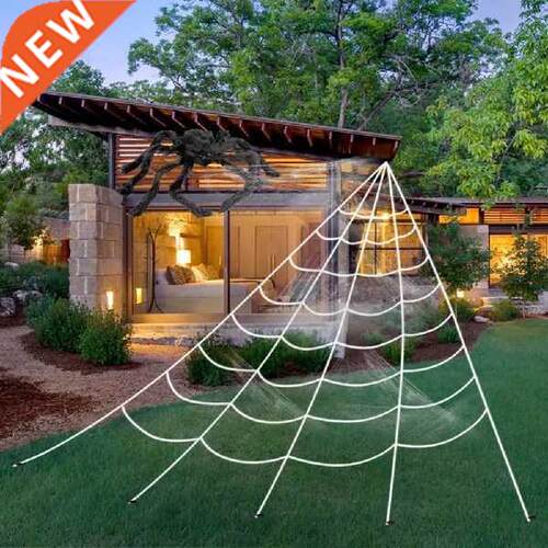 2021 Spider Web Thick Weaving Decorative Lint Halloween