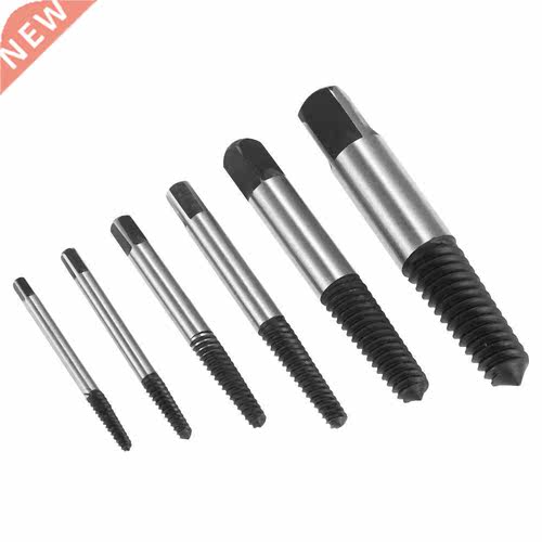 6pcs Broken Bolt Screw Extractor Remover Set Easy Out Drill