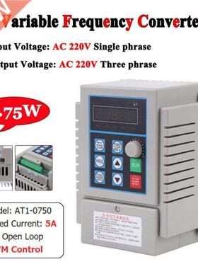 AT1-0750X AC 220V 0.75kW Variable Frequency Drive VFD Speed